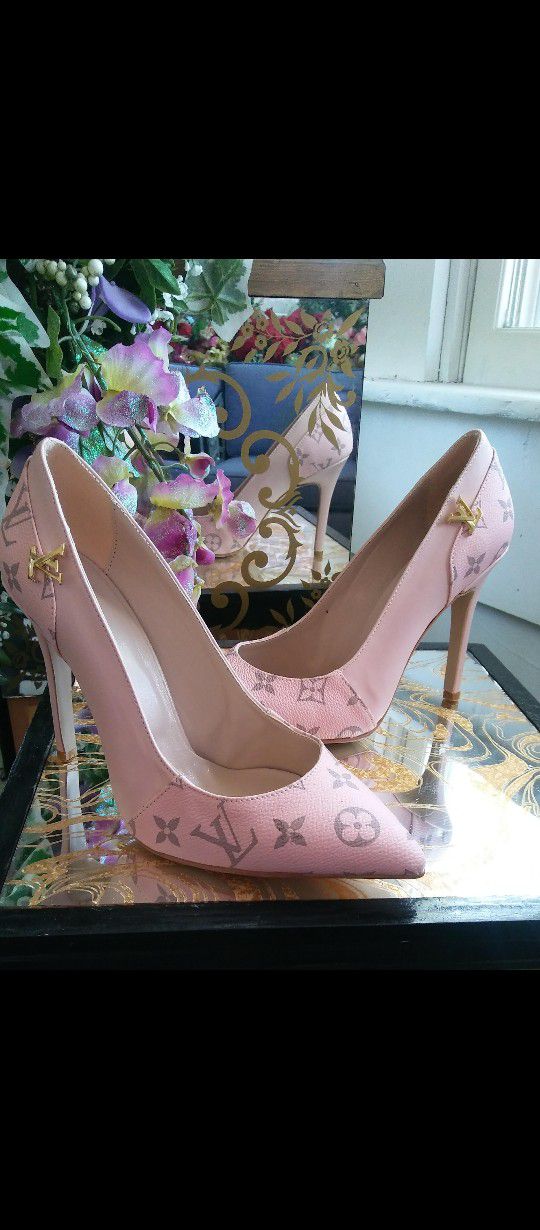 Pink High Heels Pretty In Pink 5 Inch  Heels Women Accessories 