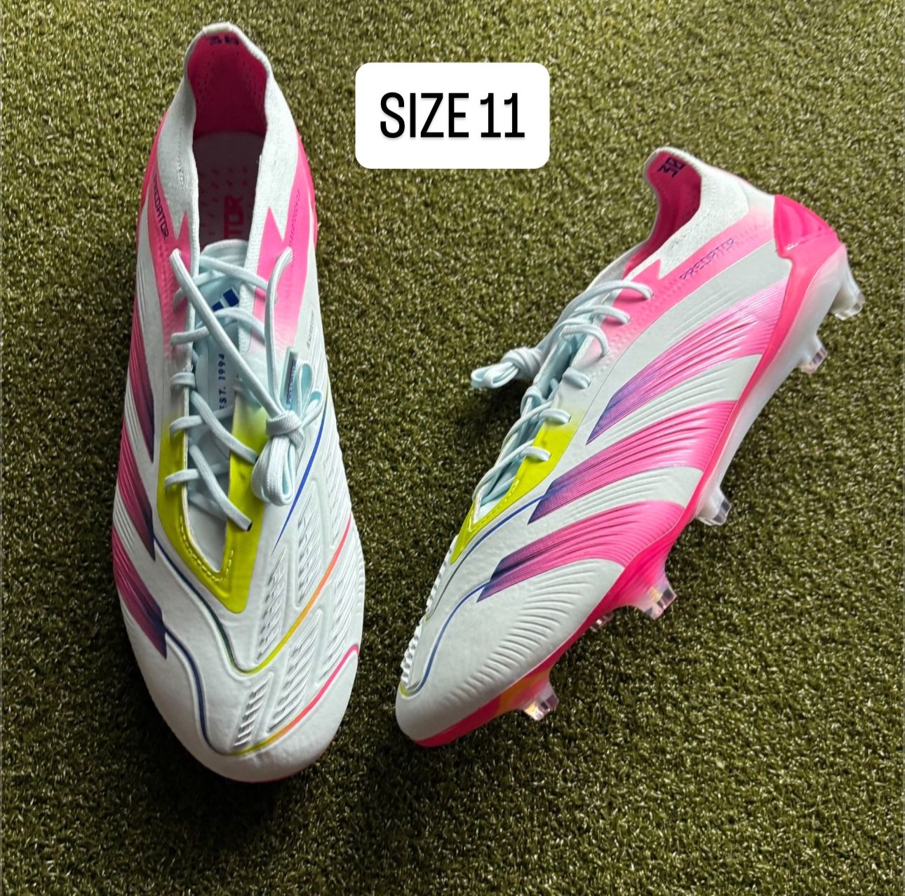 Adidas Predator Elite FG Stellar Icon Pack Soccer Cleats Size 11