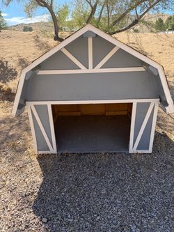 Large Dog House and Outdoor Kennel