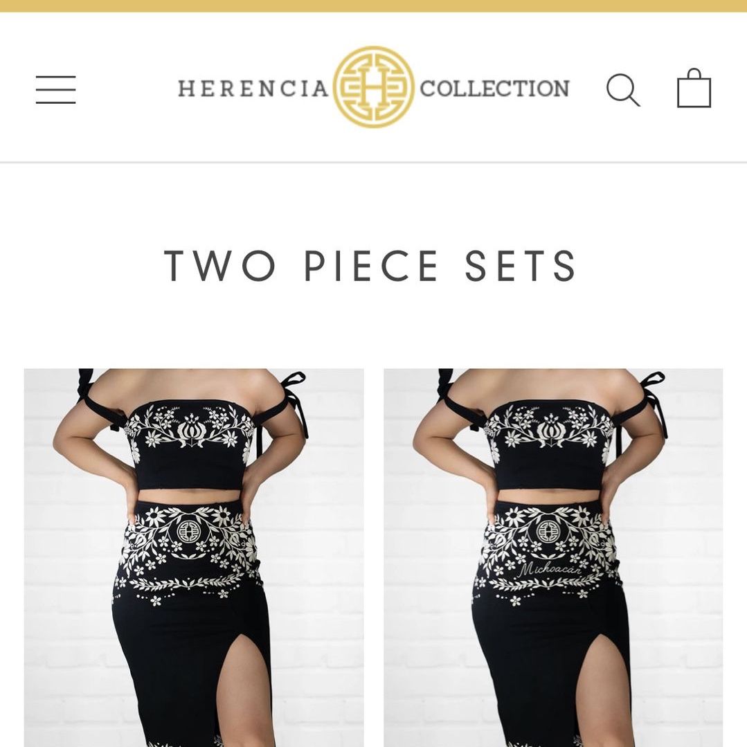 Flor Salvaje Two Piece Set Holiday Edition – Herencia Clothing