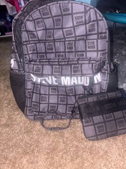 Steve Madden backpack w/ pouch