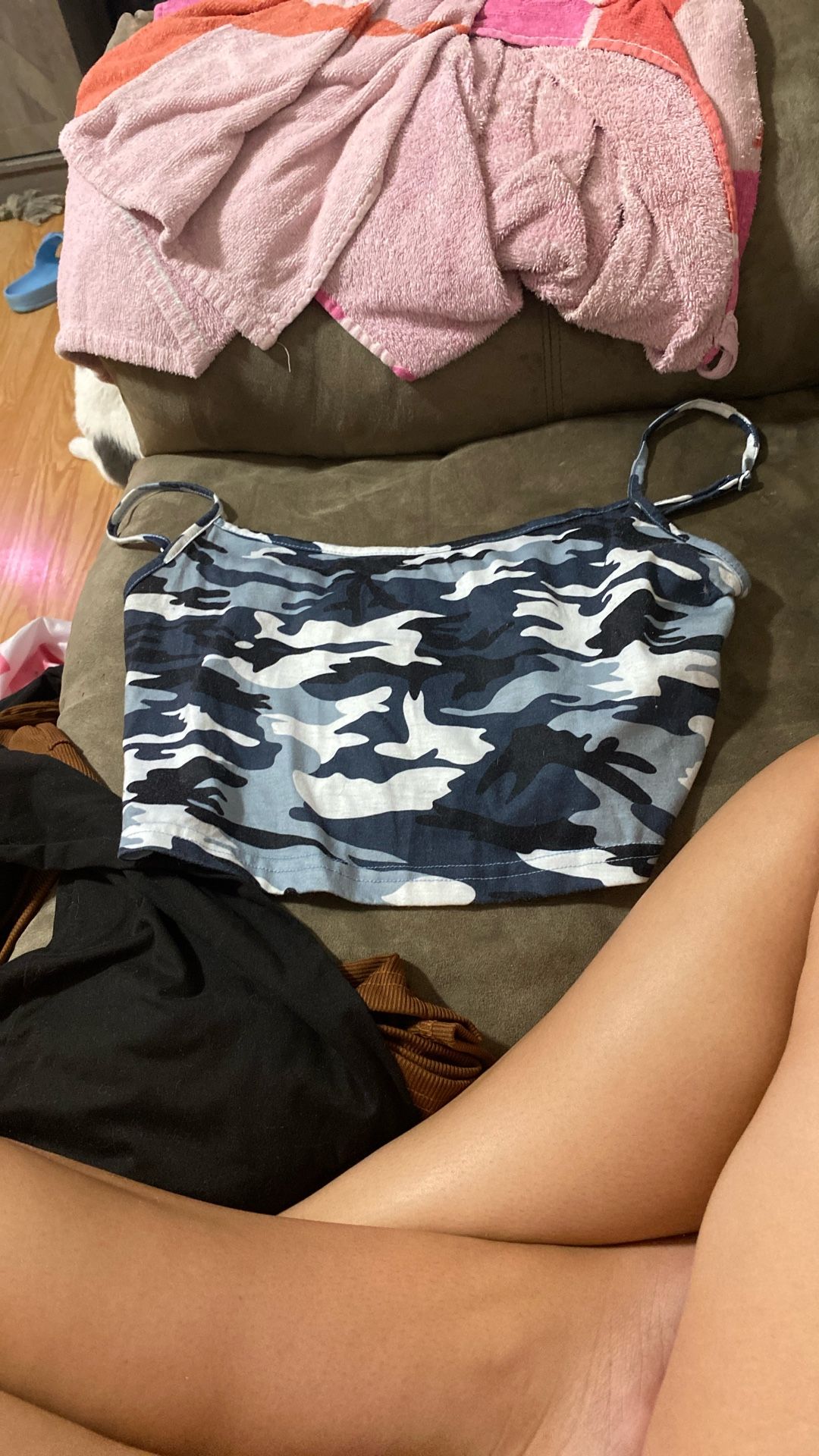 Camo Crop Top