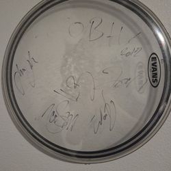 Children of Bodom Autographed Drum Head