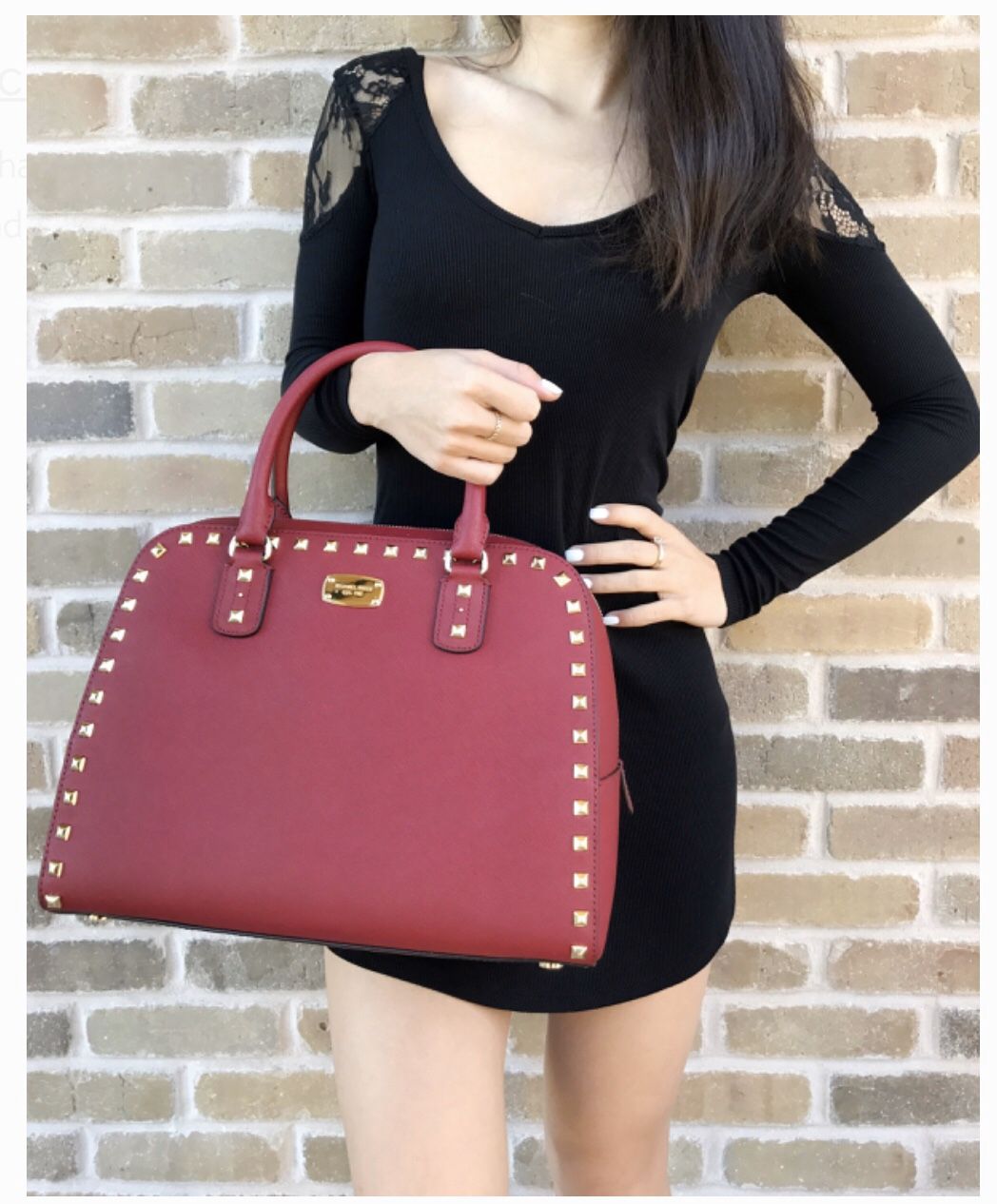 Michael Kors Sandrine Large Satchel