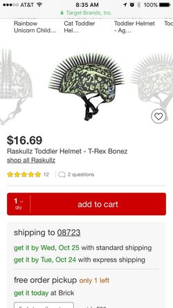 Raskullz kids bike helmet