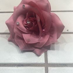 Beautiful Rose hair clip three dollars