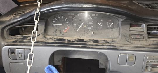 92-95 Civic Dash Assembly Black