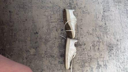 white Veja V-10 leather sneakers