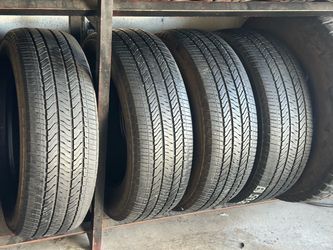 SET OF TIRE 255 65 18 BRIDGESTONE 85% LIFE