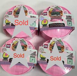 Crazy Fun Mystery Dumpling Cotton Candy Edition Set of 4