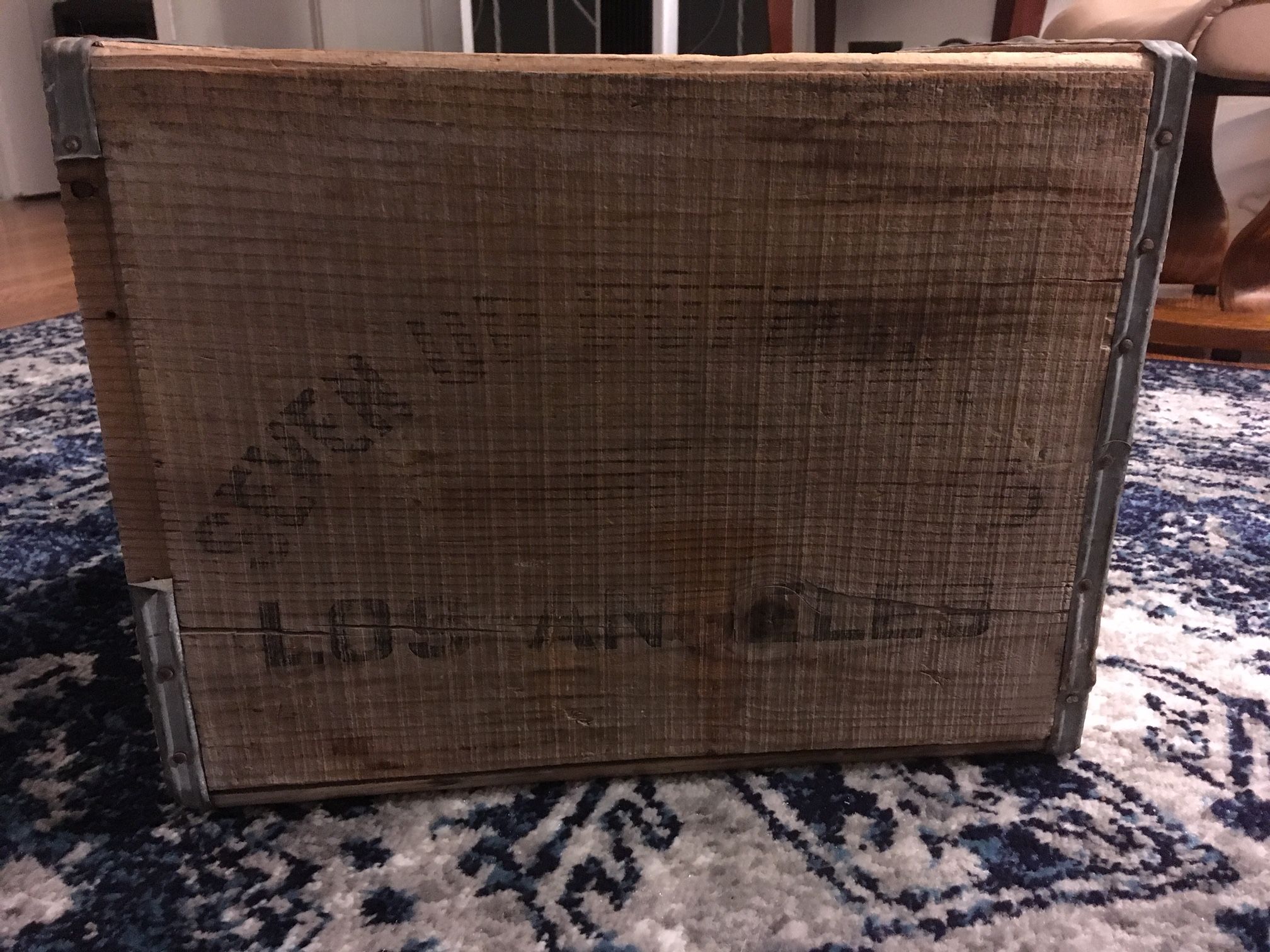 Vintage 1972 7Up Wood Crate
