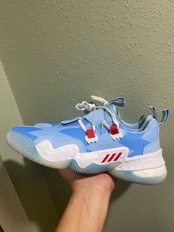 adidas Trae Young 1 ICEE Ice Trey Men's Basketball Shoe Blue red white Size 10.5
