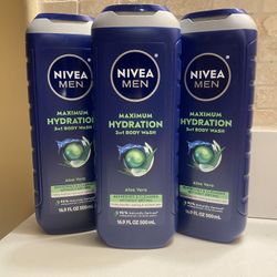 Nivea Men 3 In 1 Body Wash ☀️