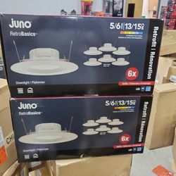 Juno 6in Recessed Lights (6pack) 29$ 