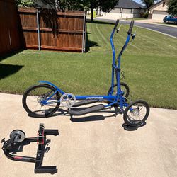 Eliptical  Bike & Stand (Indoor/Outdoor) 