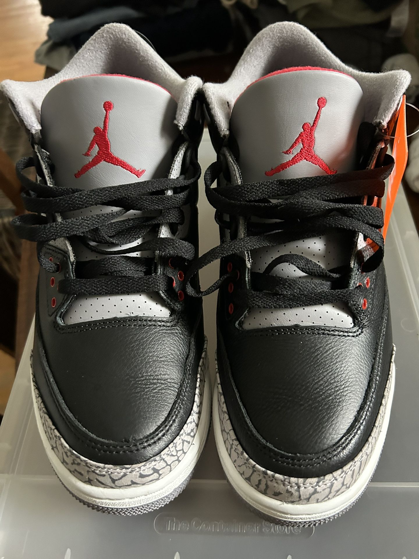 Black Cement 3s Sz 9.5