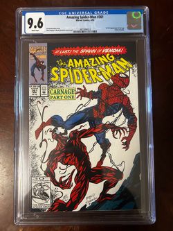 MARVEL Amazing Spiderman #361 CGC 9.6 SLAB - 1st Appearance of CARNAGE 💥