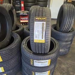 Aplus High Performance Tire 215/45ZR17 Set Comes With Mount, Alignment And Balancing 