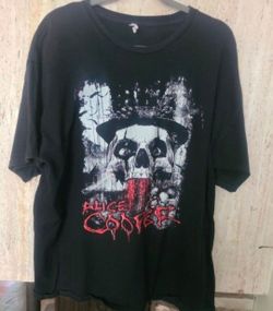 ALICE COOPER  SPEND THE NIGHT BAND CONCERT MUSIC TSHIRT XL