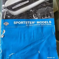 2007 Sportster Book  Harley Davidson 