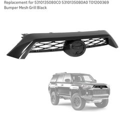 Front Upper grille Toyota 4Runner  Black OEM