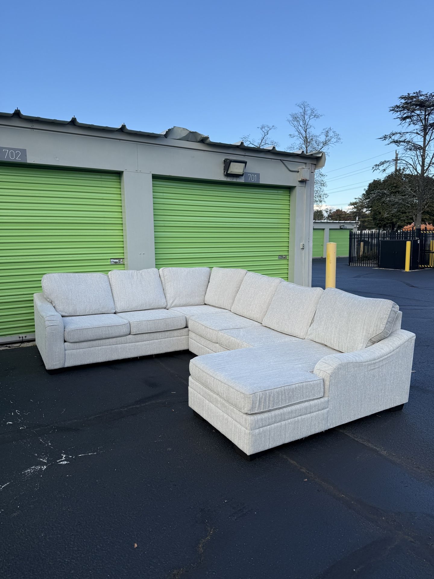 Light Cream Sectional Sofa