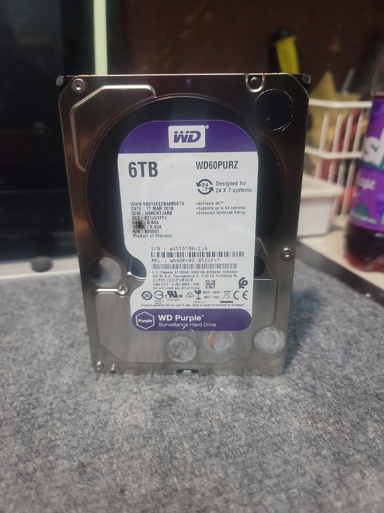6tb Security Hard Drive