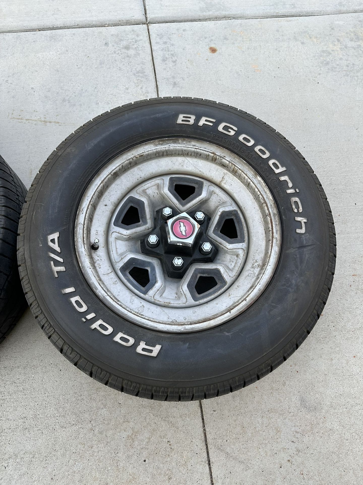 2- 15x7 El camino wheels