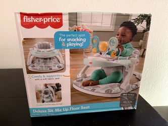Fisher price deluxe sit me up floor seat with toy tray