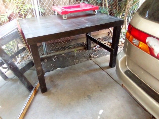 Dining Room Table With Extra Large Wall Mirror