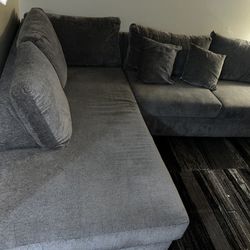 Sofa Couch 2 Pieces Grey For Sale ‼️‼️
