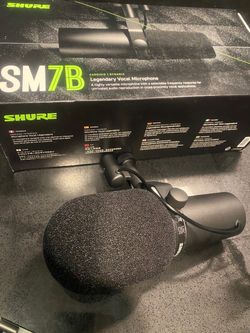 Shure SM7B microphones