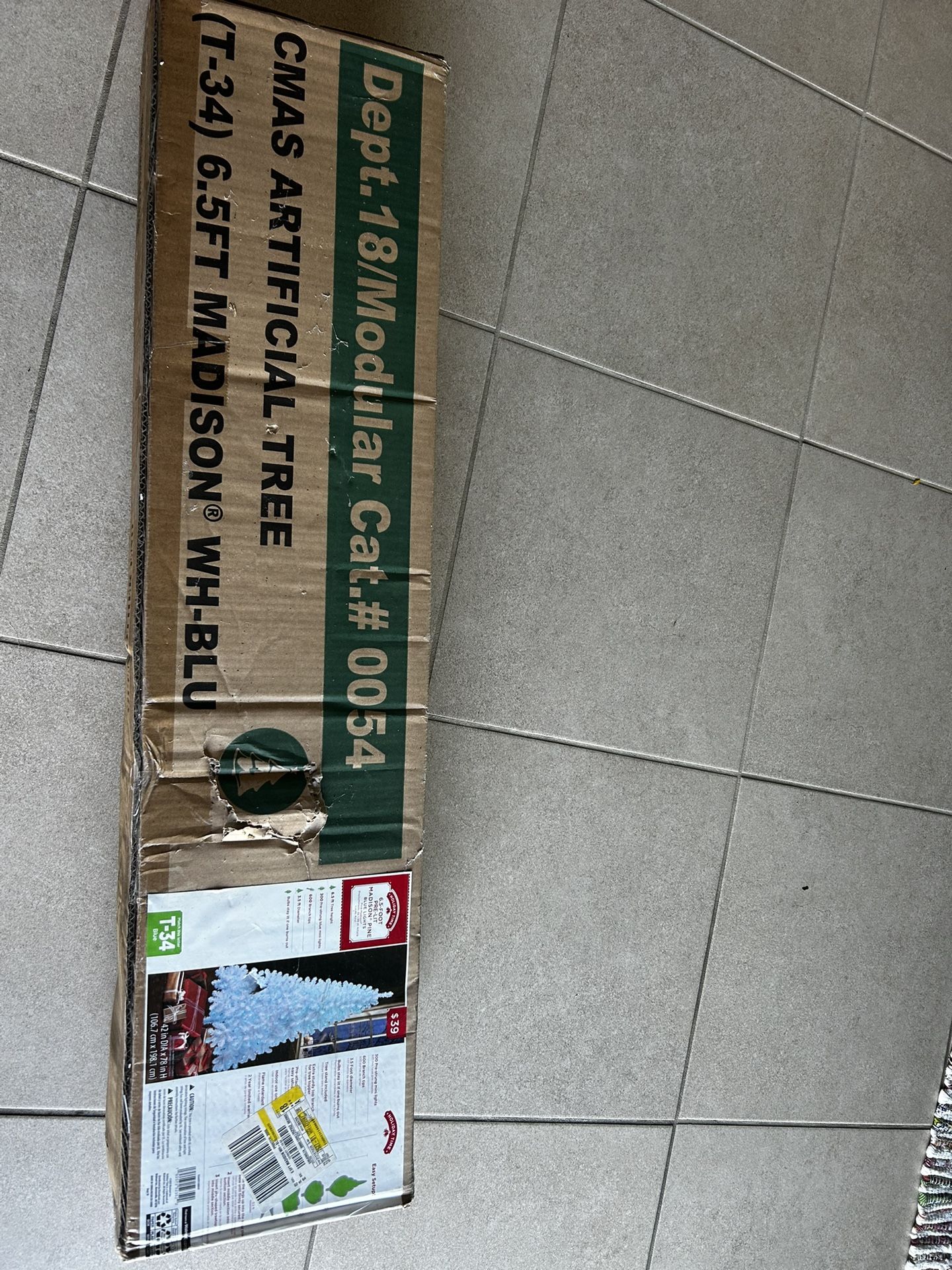 Christmas Tree 6.5 “ Tall Prelit