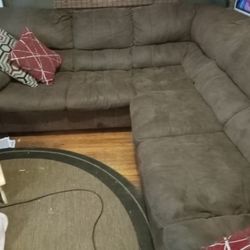 Leather Sectional Couch