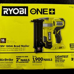 18 V 18 GA Brad Nailer 