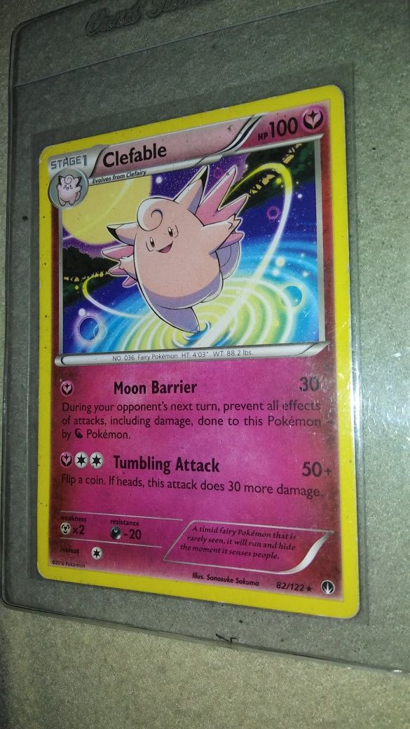 Clefable 82 / 122 Pokemon card