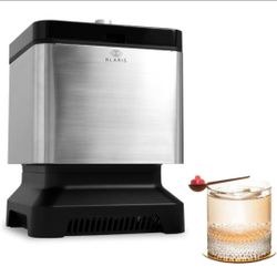 ☆ Clear Ice Maker - Makes 4 Large, 2" Crystal Clear Ice Cubes in 8 to 12 Hours - Great for Cocktails, Whiskey & Bourbon - Compact Countertop Ice Maker