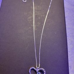 Sterling Silver White Topaz Ross Simon's Necklace 