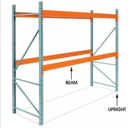 Pallet Rack Uprights Teardrop Beams Warehouse Storage Shelves -