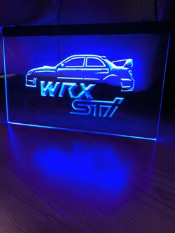 SUBARU WRX LED NEON LIGHT SIGN 8x12