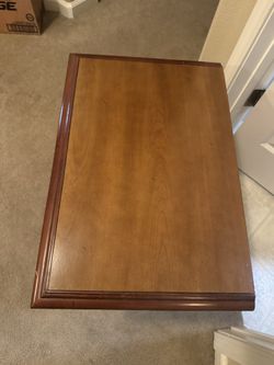 Dresser Mirror And Two Nightstand Tables Wood