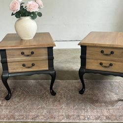 Solid Wood End Tables