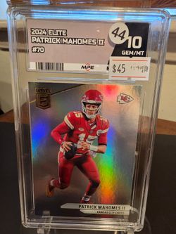 2024 Elite Patrick Mahomes II #70 MPE Graded 10