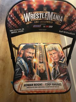 WWE Wrestlemania Folding Chair