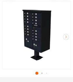 16-Unit Cluster Mailbox on Pedestal