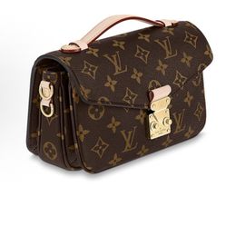 LOUIS VUITTON Pochette Metis East West Classic Old Flower Detachable Shoulder (730)68