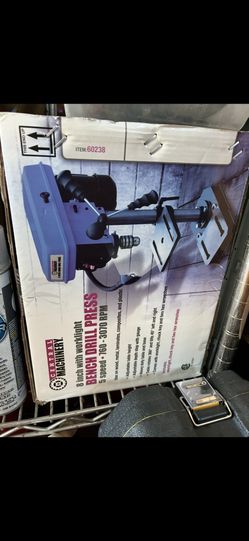 Drill Press 8 Inch 5 Speed With Light New Unopened