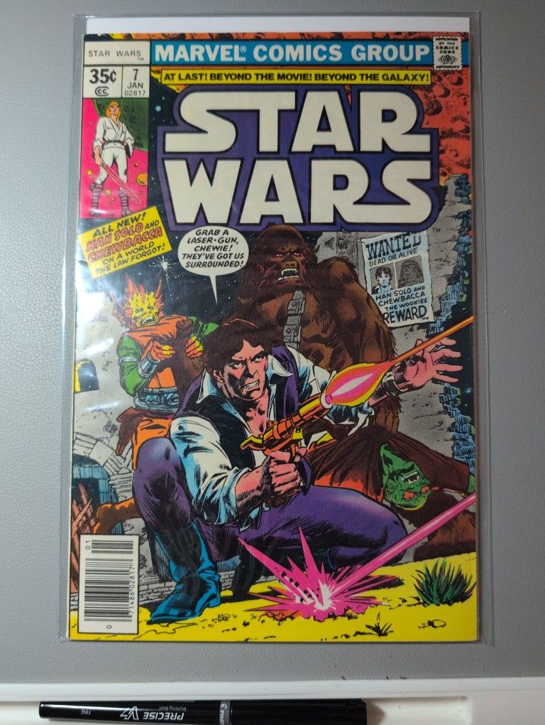 Star Wars 7 NEWSSTAND ISSUE VF Marvel Comics