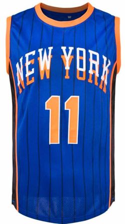 New York Knicks 11 Brunson stitched mesh basketball jersey blue or white****READ BELOW