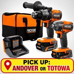 RIDGID 18V Brushless 2-Tool Combo Kit – NEW